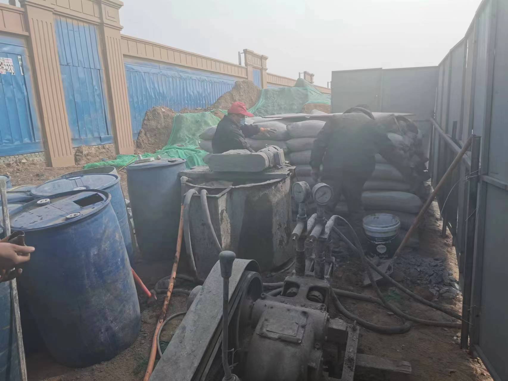 科尔沁左翼中地基沉降注浆加固